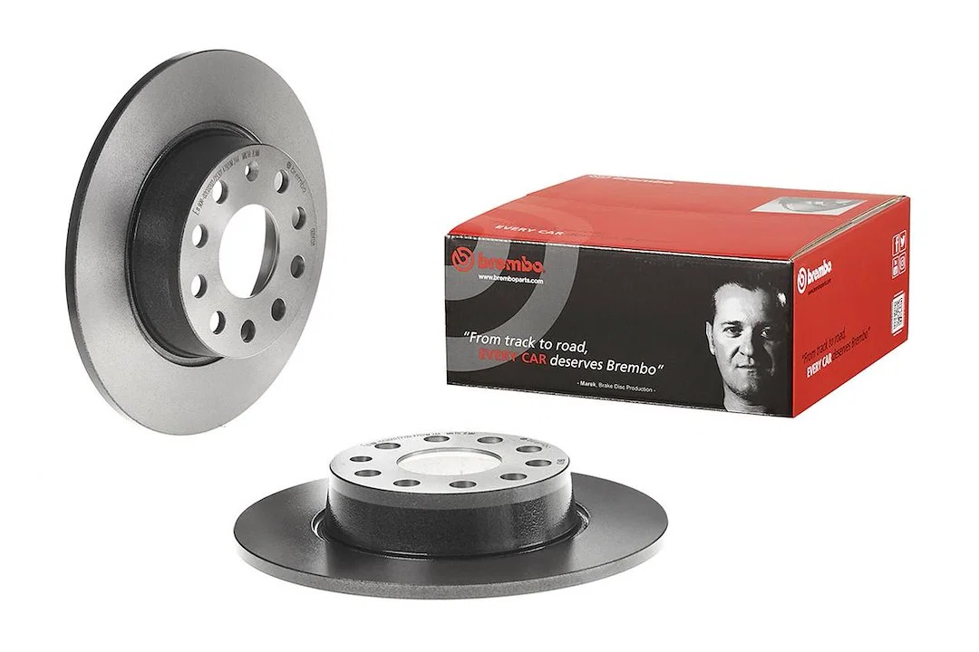 08B41311C02 – BREMBO Brake Rotor, Solid One Piece Design Wheel Bolt Pattern 5 x 112 Millimeter 272 Millimeter Diamete...